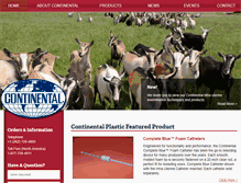 Tablet Screenshot of continentalplastic.com